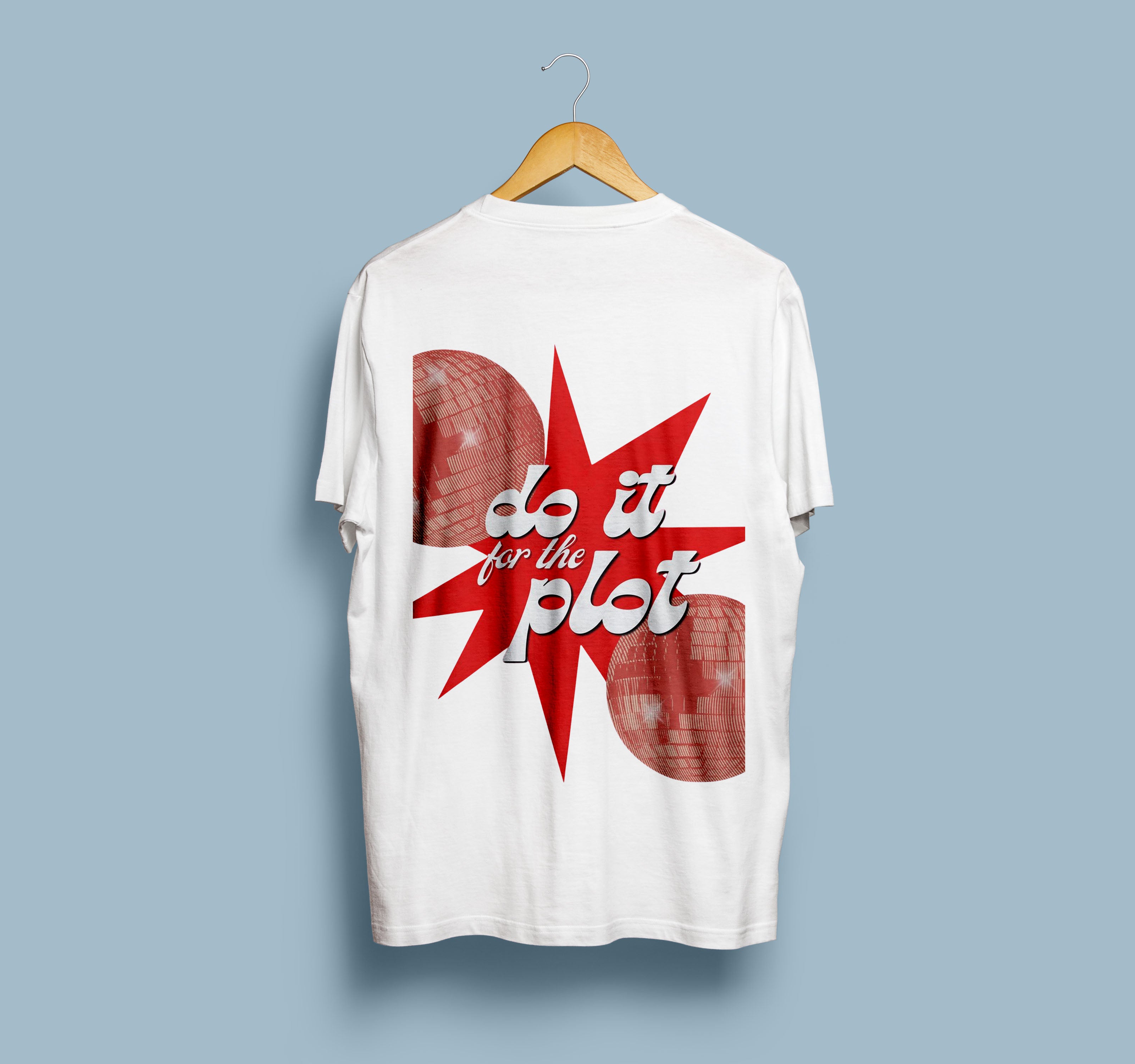 Do It For The Plot Back Print T-Shirt – Aesthetic Statement Graphic Tee for Men & Women