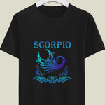 Scorpio Zodiac Sign Printed Unisex Half Sleeve T-Shirt - Embrace Your Intensity