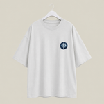 Mahadev Trishul Front & Back Printed T-Shirt – Spiritual Shiva Graphic Tee, Premium Cotton Unisex Oversized Streetwear, White Round Neck Devotional T-Shirt
