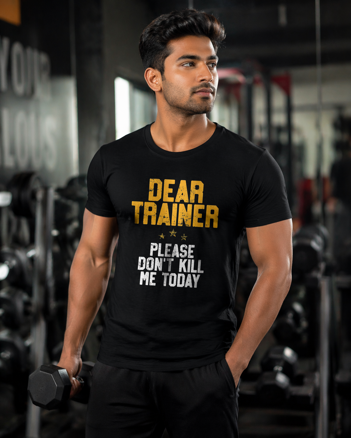 Dear Trainer Please Don't Kill Me today Printed T Shirt