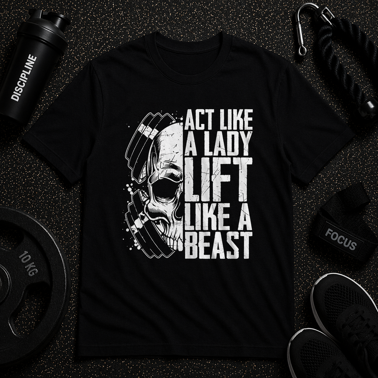 Lift Like Monster Graphic Printed T Shirt | Premium Round Neck Sleeveless T-Shirt for Active Lifestyles - Breathable and Moisture-Wicking