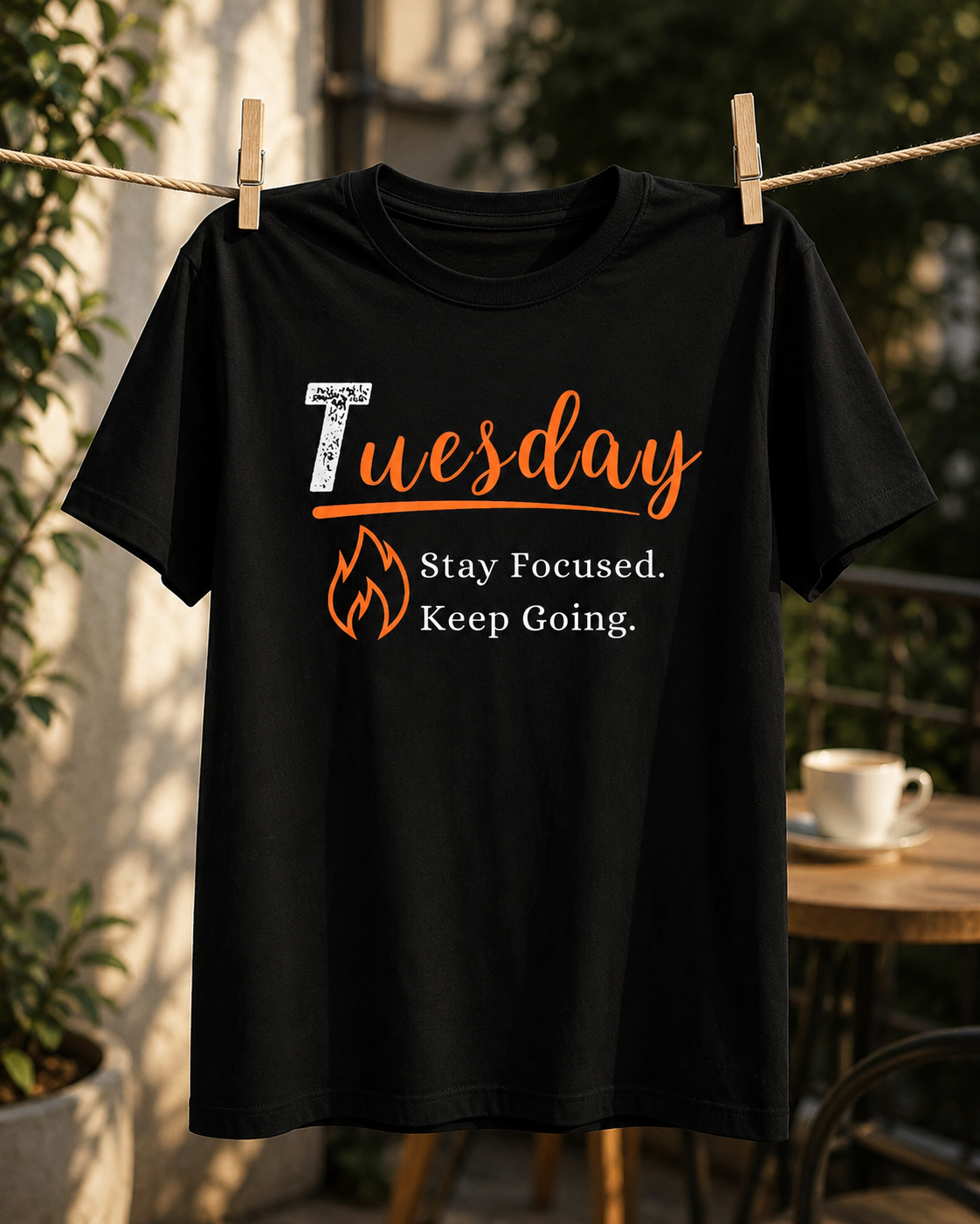 Tuesday Motivation Graphic Printed T-Shirt | Unisex Black PollyCotton Blend Round Neck Tee (Copy) (Copy) (Copy) (Copy) (Copy)