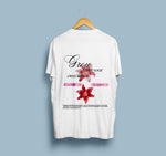 Grow in Your Own Time Back Print Aesthetic Floral T-Shirt