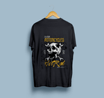 Motorcycles Hot Rod Skull Front & Back Print Unisex T-Shirt - 1 PCS
